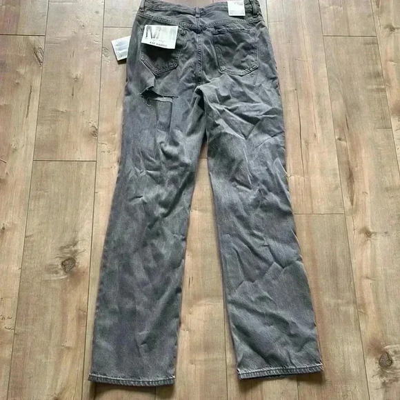 4/$25 NWT S.O.N.G. Ripped Distressed Gray 90s Boyfriend Jeans Sz 7 / 28 - Picture 7 of 9
